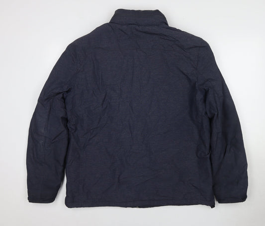 Marks and Spencer Men's Blue Jacket, Size L
