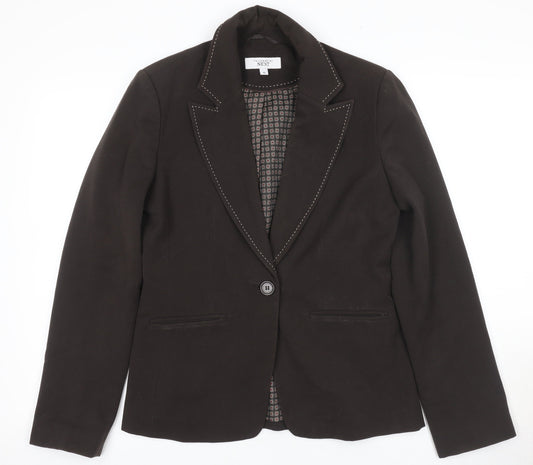 Next Women's Black Blazer - Size 10, Business Casual