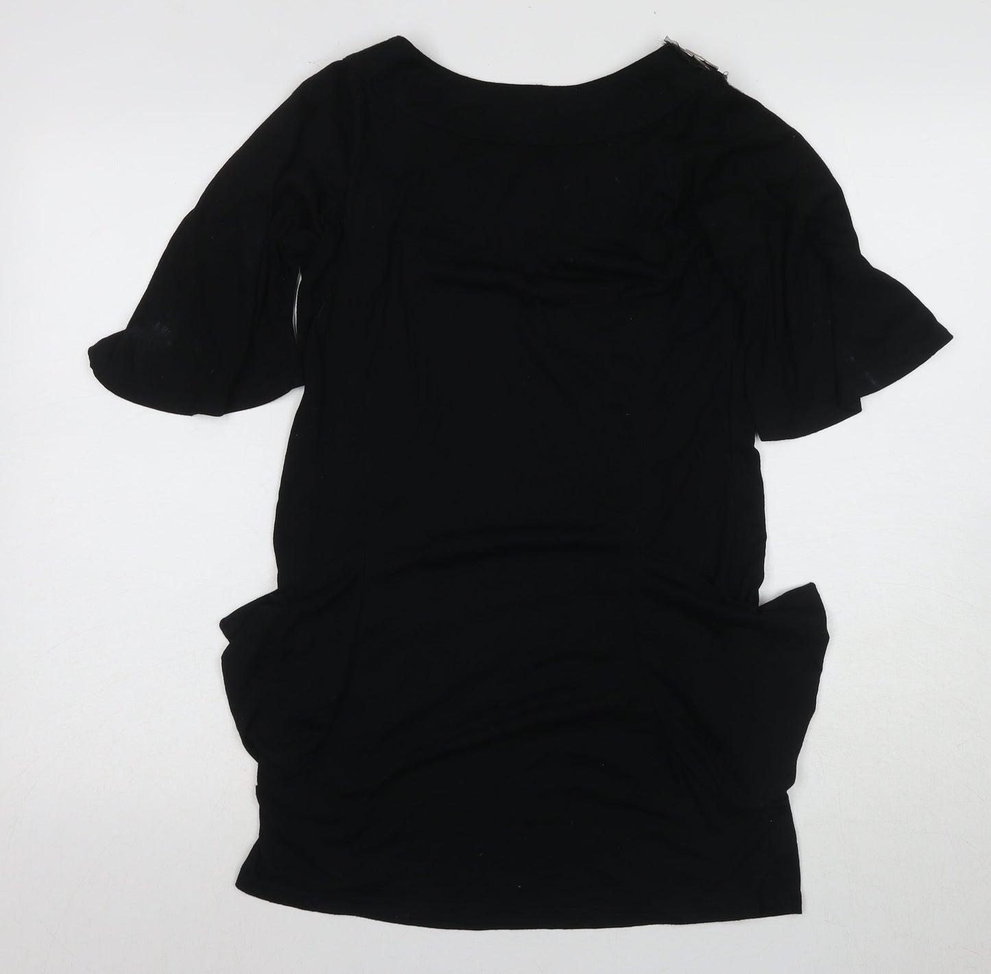 Pussycat London Women's Black Studded Blouse - M