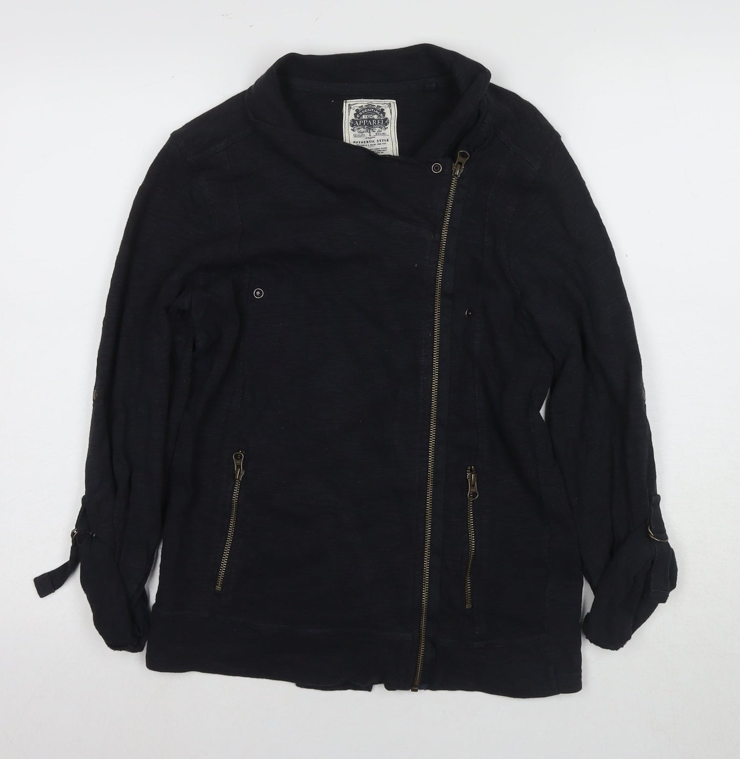 Next Women's Black Motorcycle Jacket Size 12