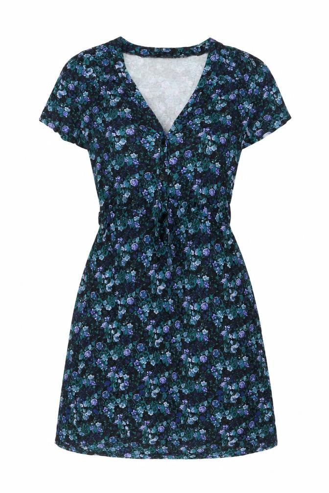 French Connection Floral Women's Dress Size 6 A-Line