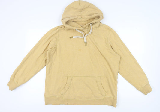 Fat Face Women's Beige Hoodie UK 14 Pullover with Pockets