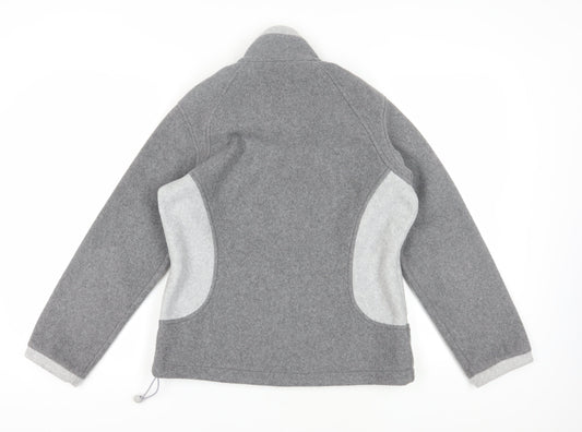 Marks and Spencer Women's Grey Fleece Jacket Size 12
