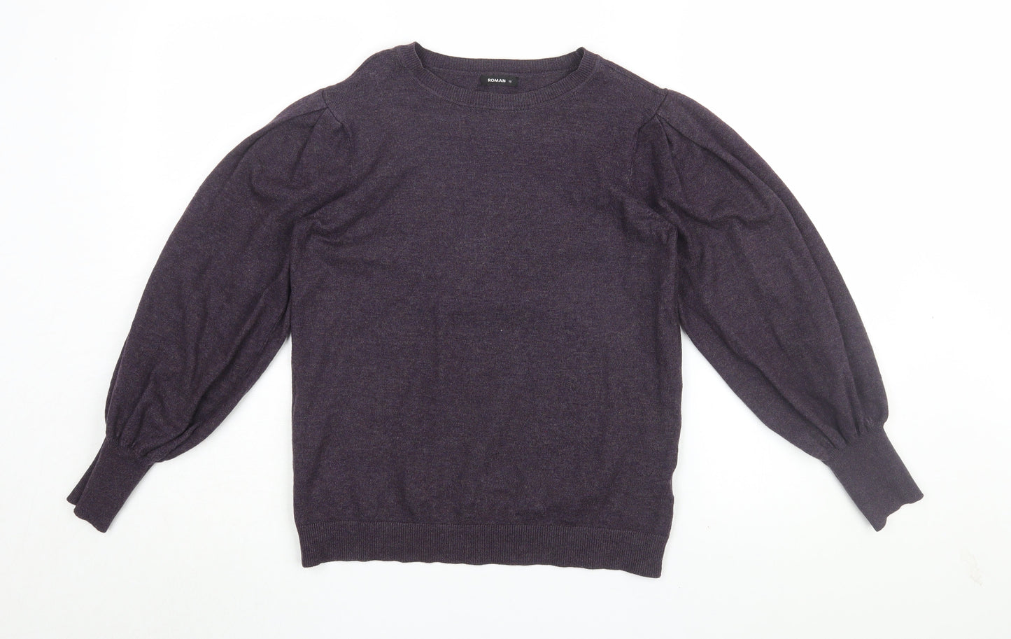 Roman Women's Purple Pullover Jumper Size 12