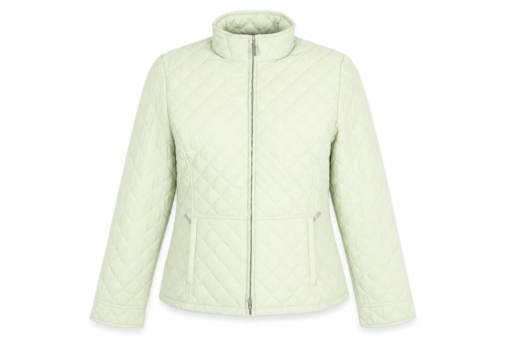 Tayberry Women's Green Quilted Jacket S
