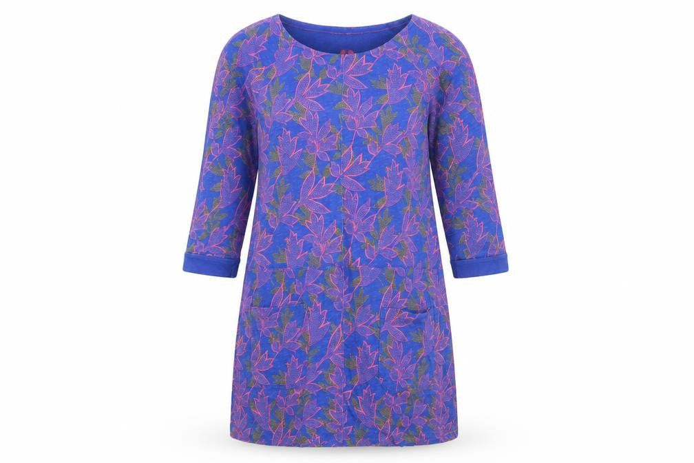 Womens UK Size 12 White Stuff Purple Cotton Tunic
