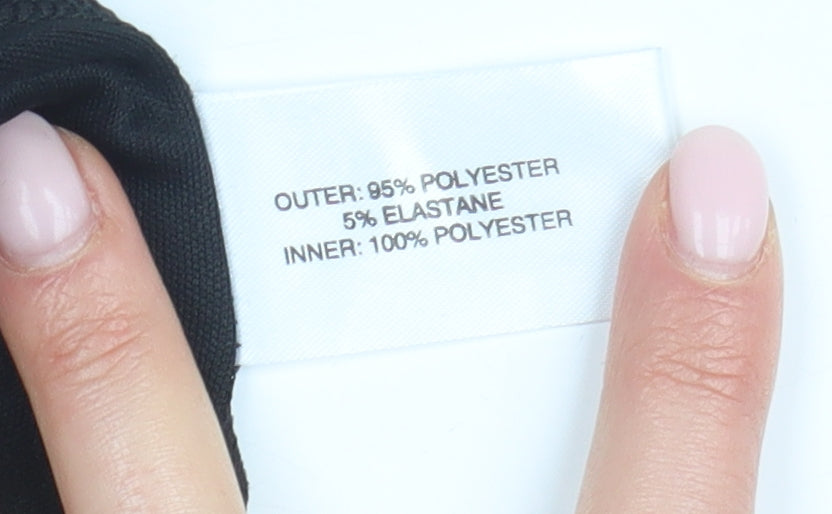 First Avenue Women's Black A-Line Floral Skirt Size 8