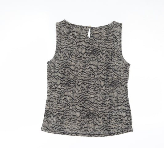 Banana Republic Women’s Beige Sleeveless Tank XS Geometric