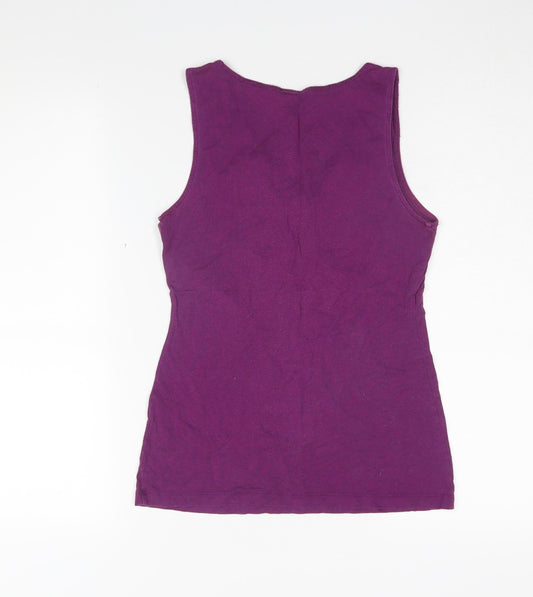 Banana Republic Women's Purple Lace Tank Top XS