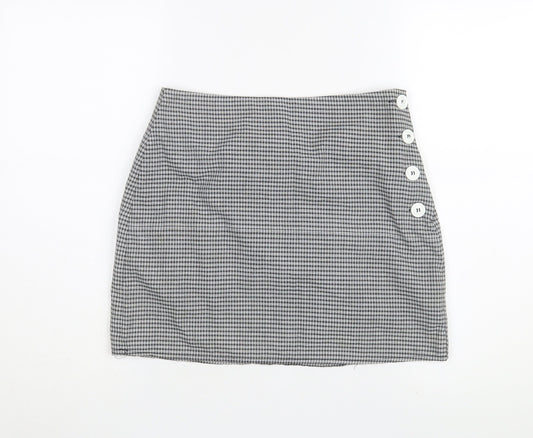 Urban Outfitters Women's Black Check Pencil Skirt M