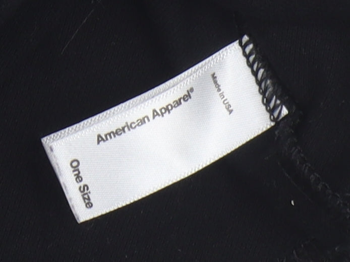 American Apparel Women's Black Cropped Tank Top