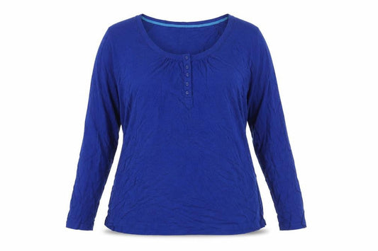 Womens UK Size XL Dickins & Jones Blue Lyocell Blend T-Shirt