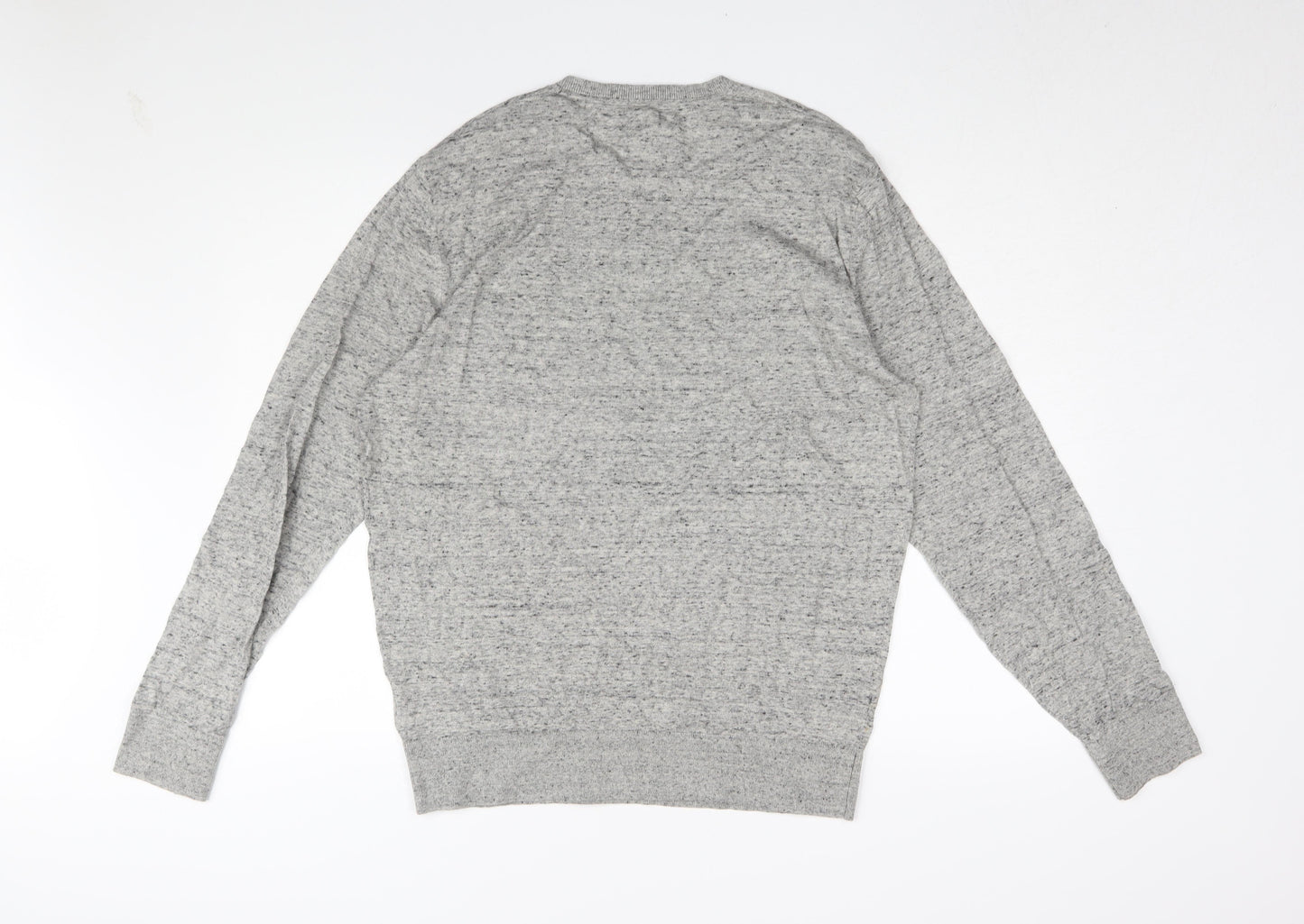 Gap Men's Grey Pullover Jumper, M, Cotton Blend