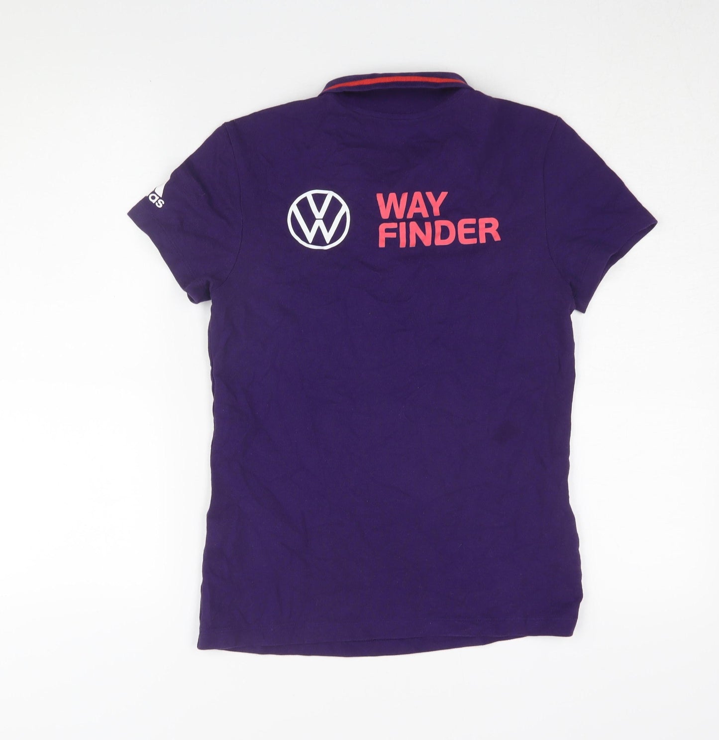 Adidas Women's Purple Polo Shirt - Size S