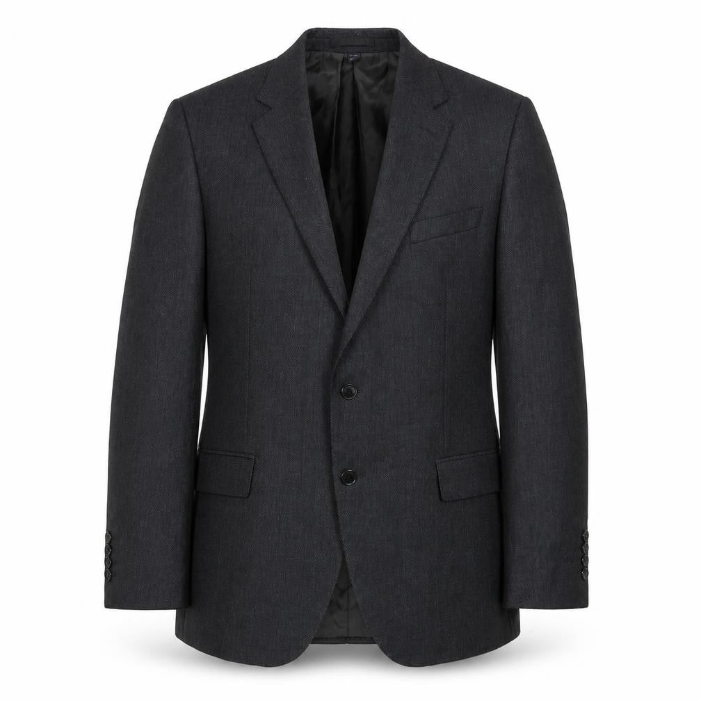 Marks and Spencer Men's Black Blazer, Size 44R, Wool