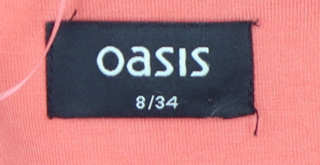 Oasis Women's Pink Blazer, Size 8, Casual Classic