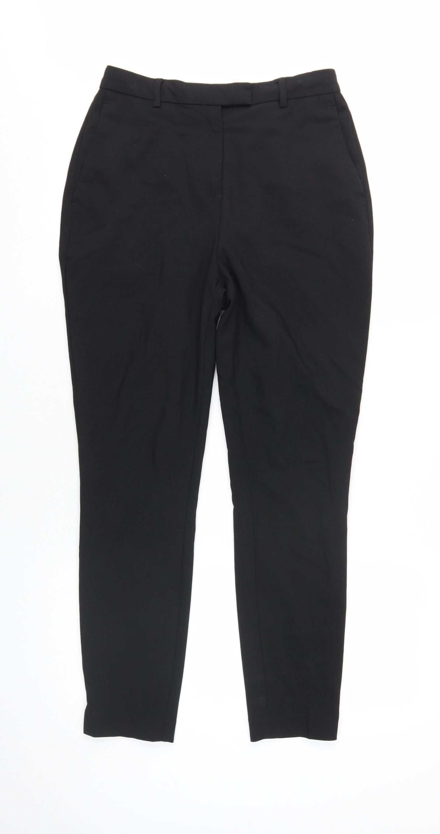 Next Women's Black Straight Trousers Size 8 Workwear