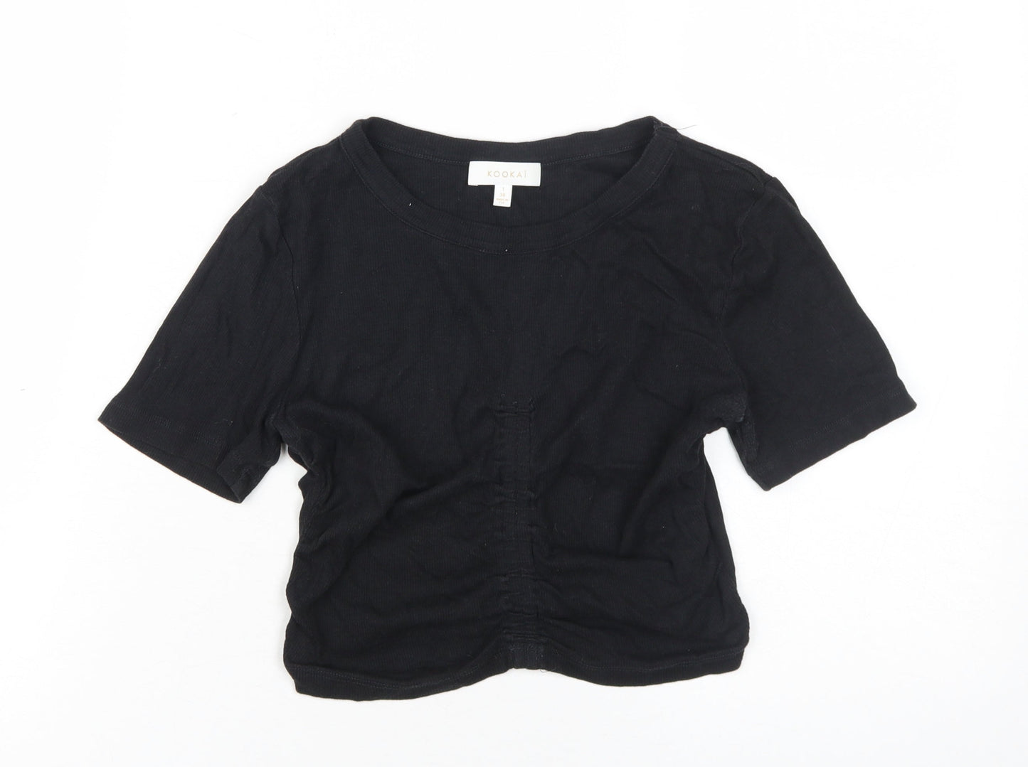 Kookai Women's Black Basic T-Shirt Size 10