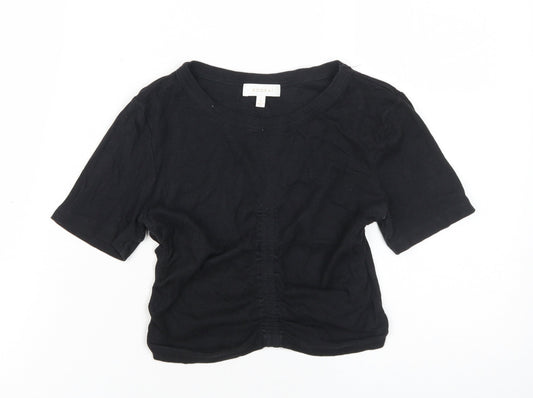 Kookai Women's Black Basic T-Shirt Size 10