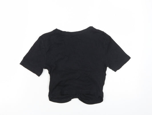 Kookai Women's Black Basic T-Shirt Size 10
