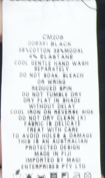 Kookai Women's Black Basic T-Shirt Size 10