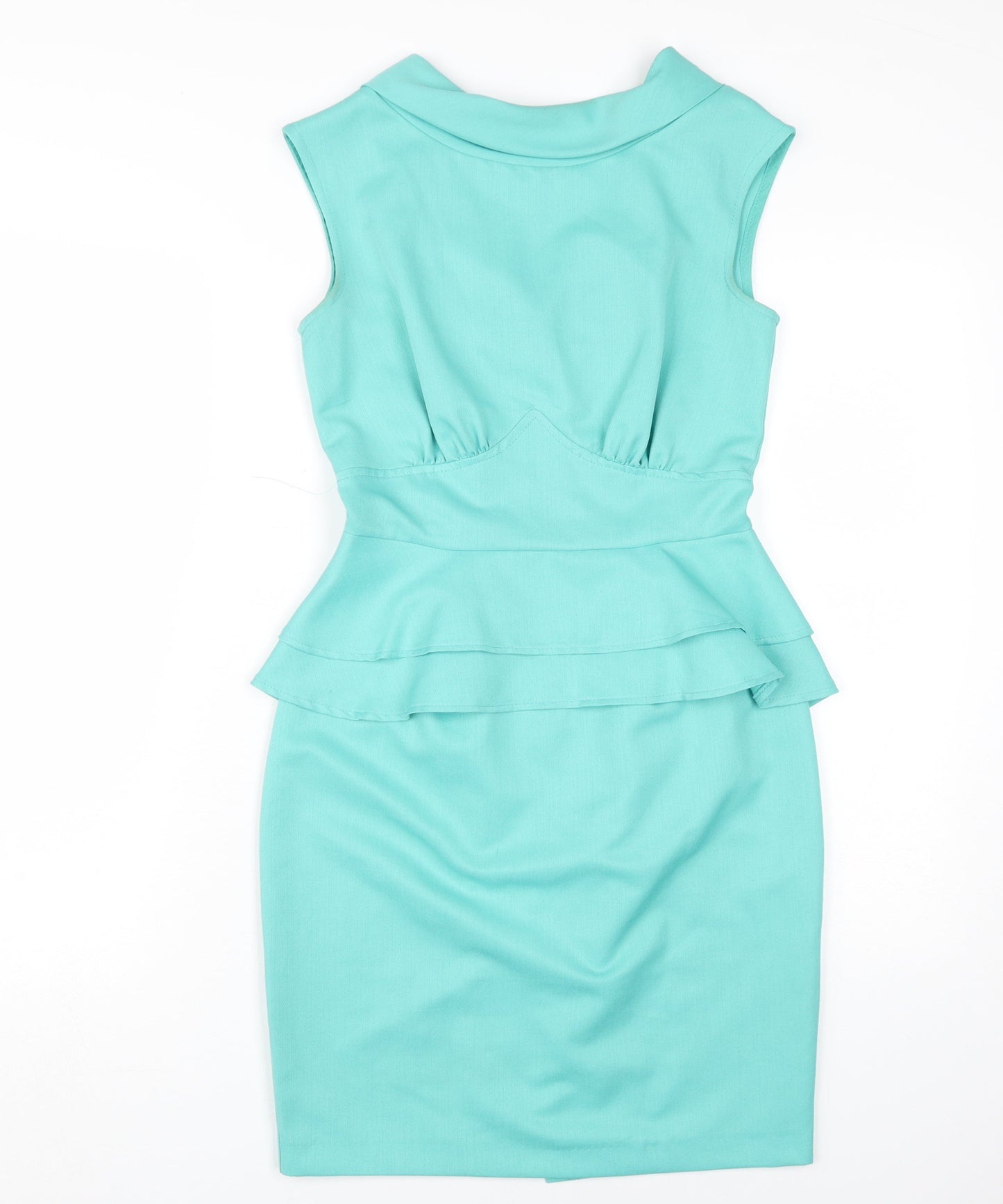 Closet Women’s Green Sheath Dress Size 8 Sleeveless