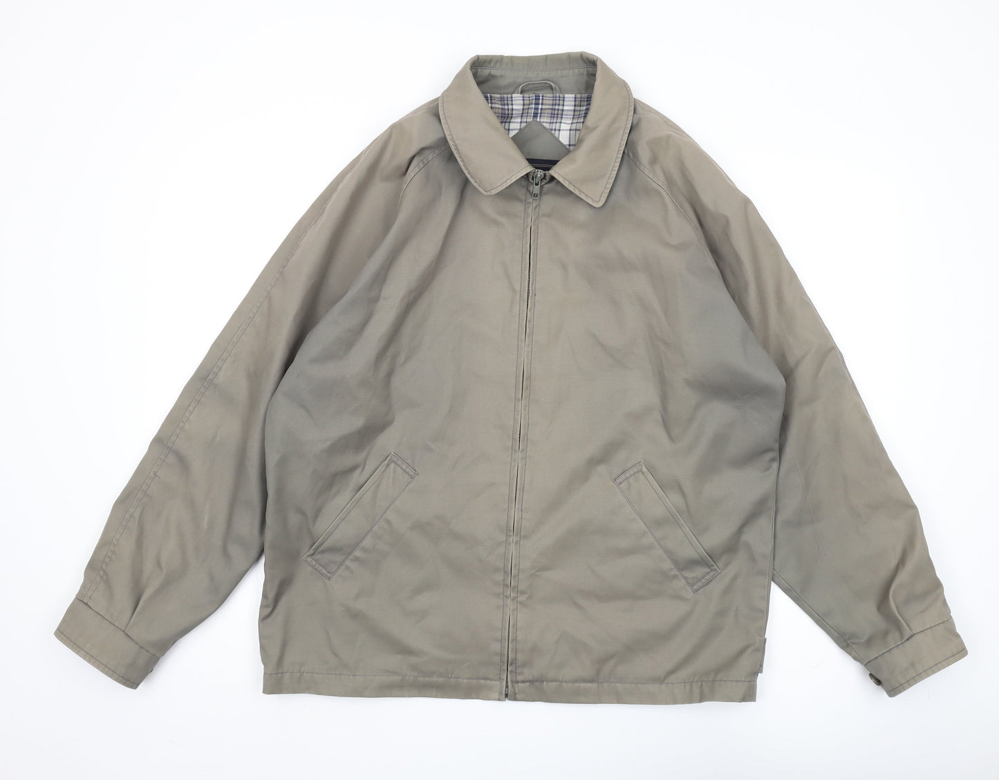 Greenwoods Men’s Beige Bomber Jacket M Regular Casual