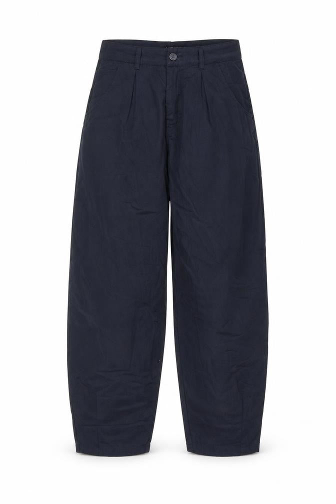 Motel Women's Black Straight Cotton Trousers Size S