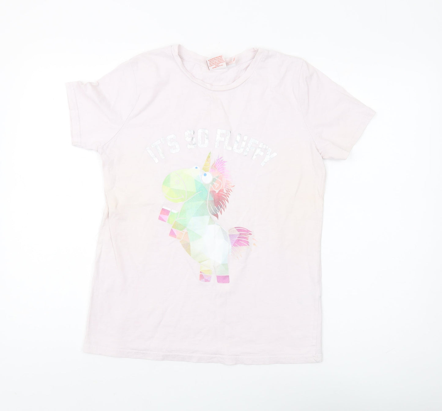 Despicable Me Unicorn Women's Pink T-Shirt Size 12