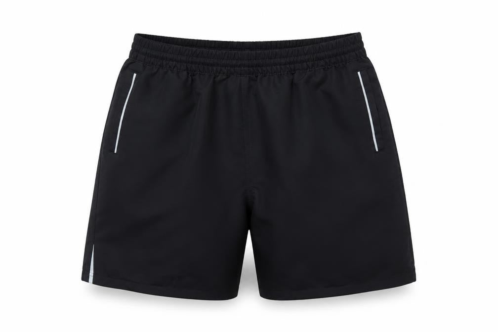 Aptus Men's Black Swim Shorts - Size M, Quick Dry