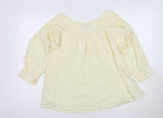 Tom Joule Women's Ivory Tunic Blouse - Size 12