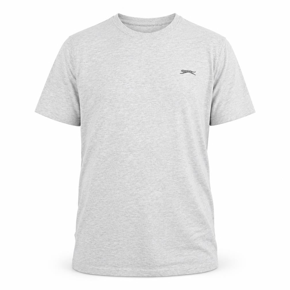 Mens UK Size M Slazenger Grey  Cotton Blend T-Shirt