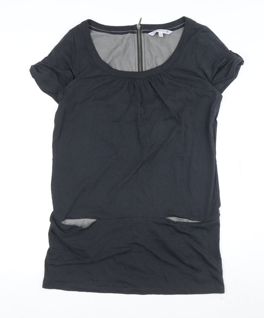 Fat Face Women's Black Casual Top - Size 12