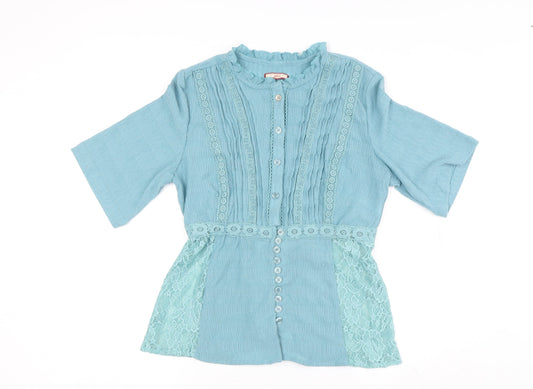 Joe Browns Women's Blue Tunic Blouse, Size 12, Casual