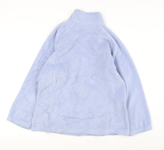 Justice Teens Blue Fleece Jacket L Long Sleeve Casual