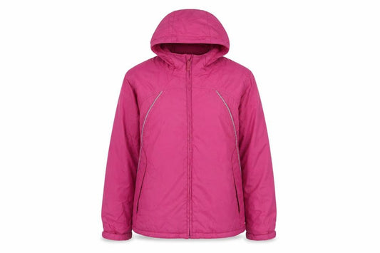 Peter Storm Girls' Pink Hooded Puffer Jacket Size 13-14