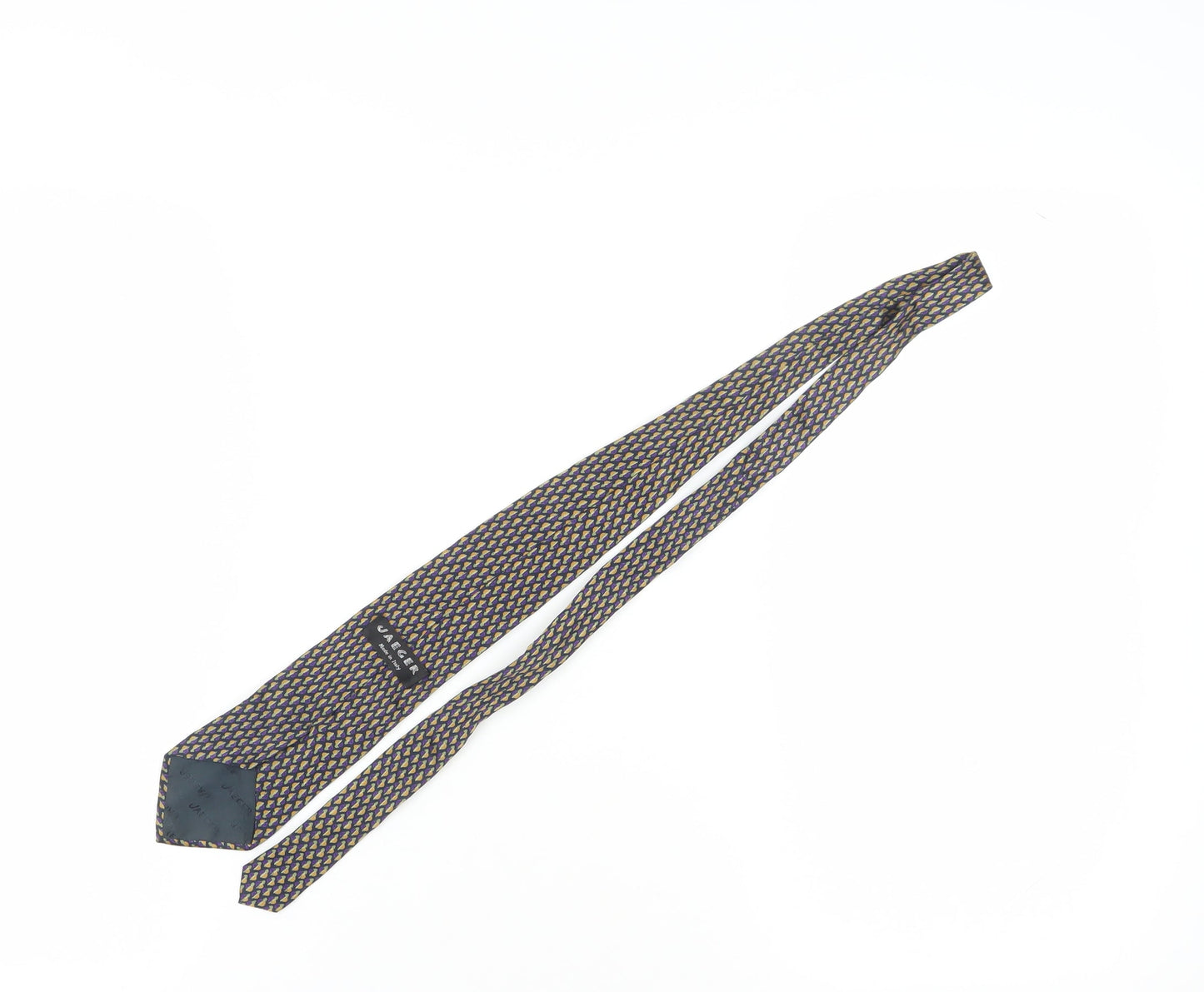 Jaeger Men's Multicoloured Geometric Silk Tie