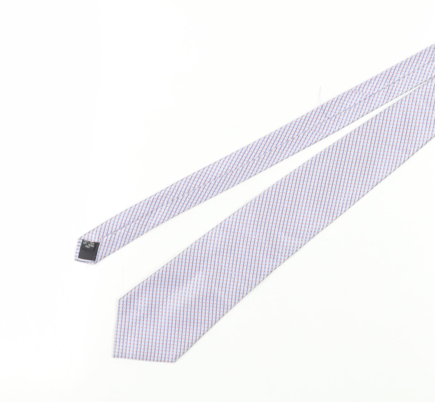 DeHavilland Men's Blue Geometric Slim Tie