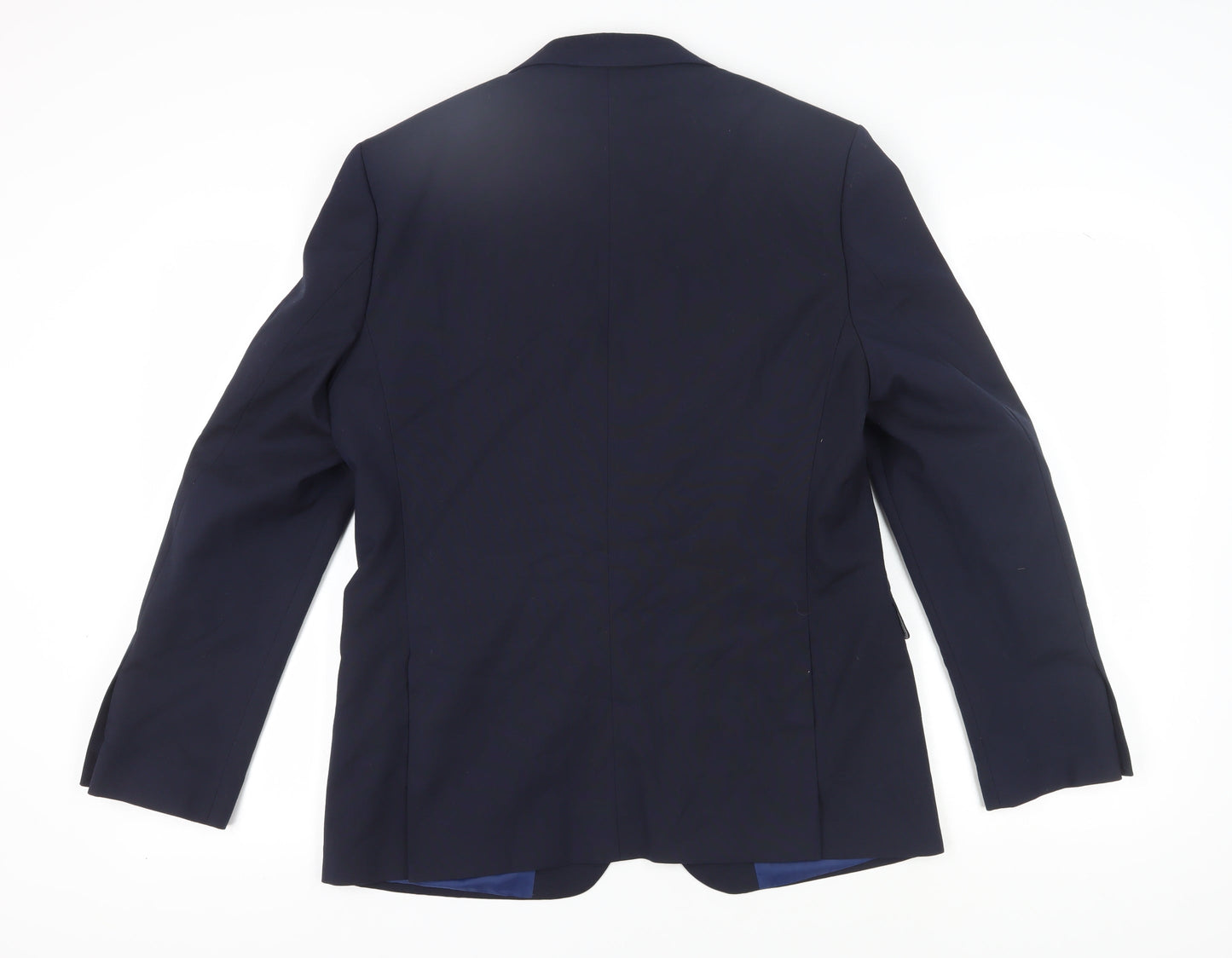Burton Men's Blue Slim Suit Jacket 42 Regular Fit