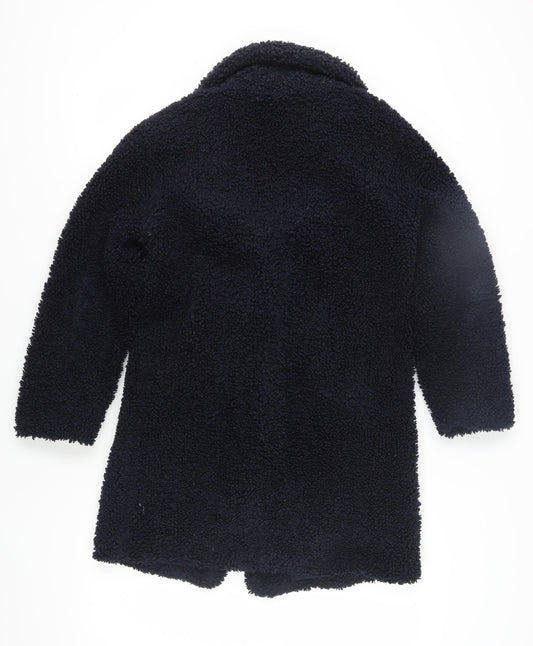 Dorothy Perkins Women's Black Mid-Length Coat Size 6