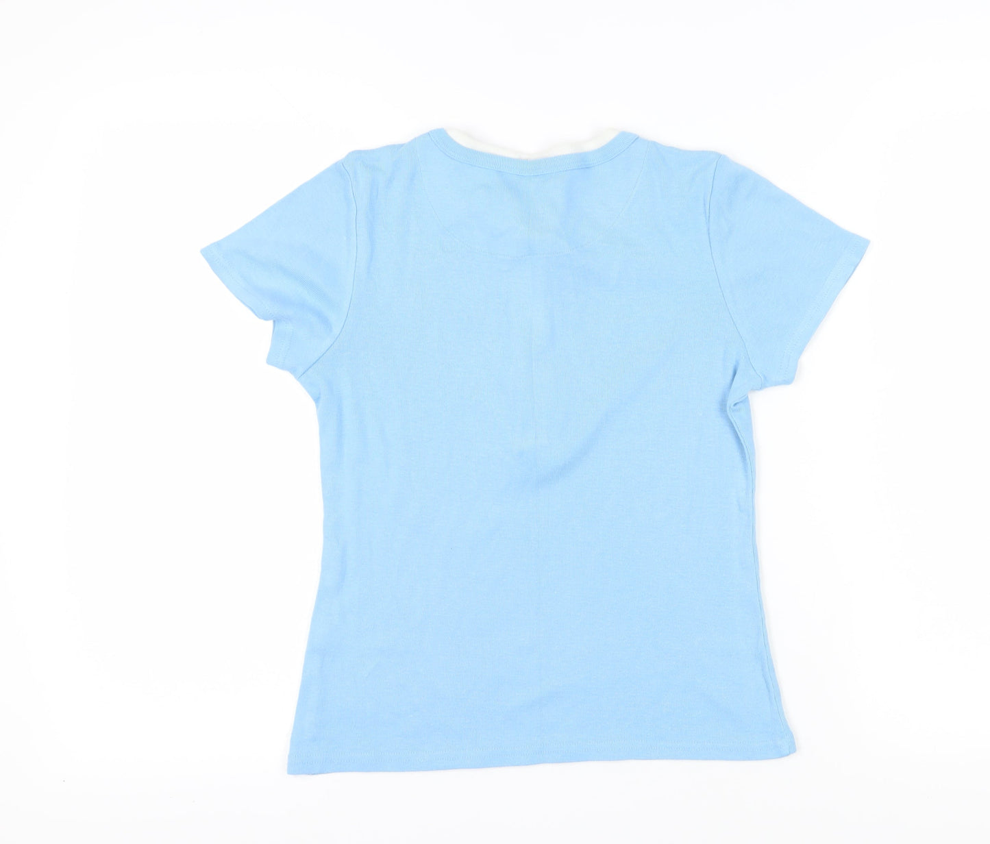 Bonmarché Women's Blue T-Shirt Size S Basic Style