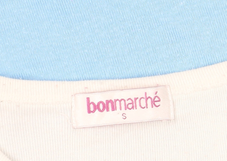 Bonmarché Women's Blue T-Shirt Size S Basic Style