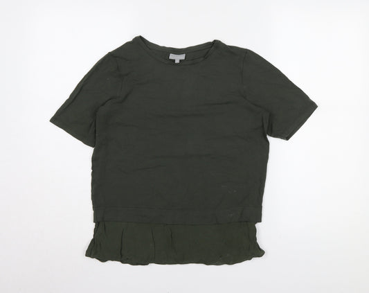 Oliver Bonas Women's Green T-Shirt Size 8 Casual Tunic