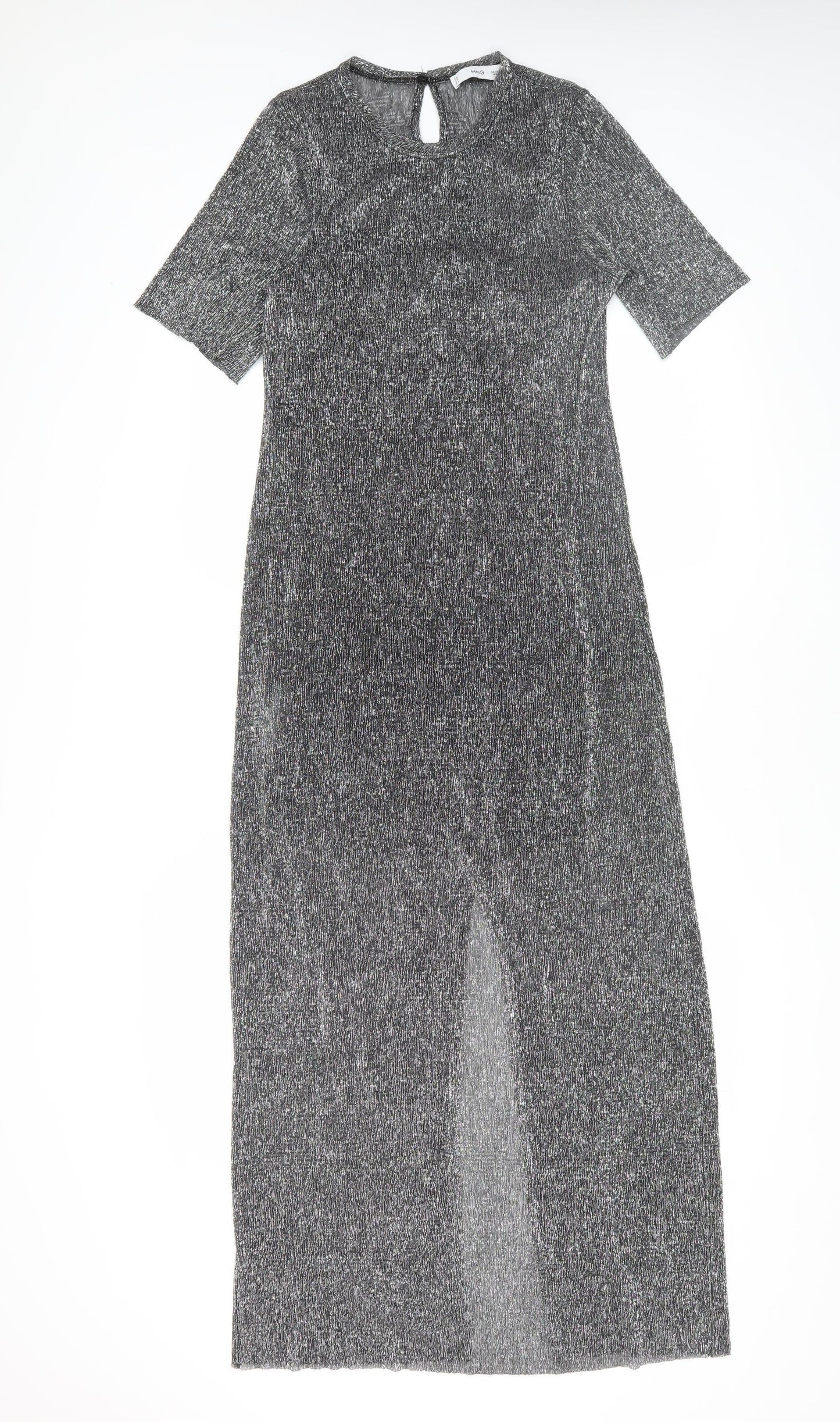 MNG Women's Silver Shift Dress XS Party