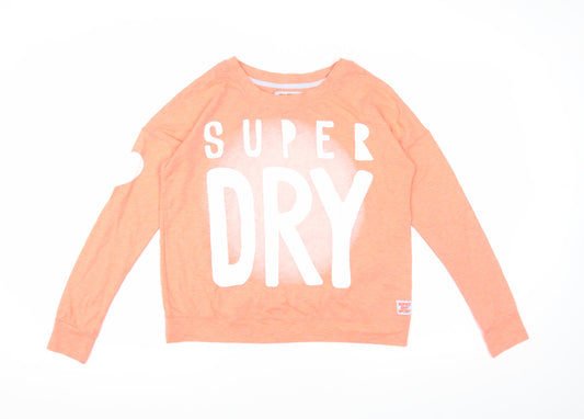 Superdry Women Orange XS Basic T-Shirt