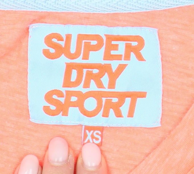 Superdry Women Orange XS Basic T-Shirt
