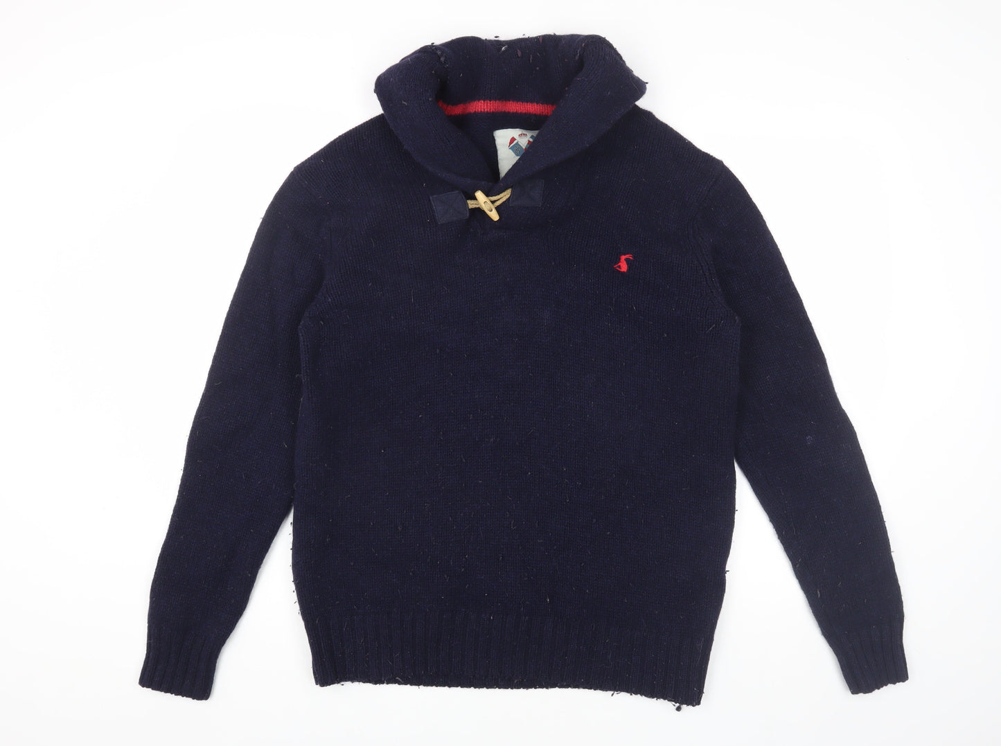 Joules Men's Blue Pullover Jumper M High Neck