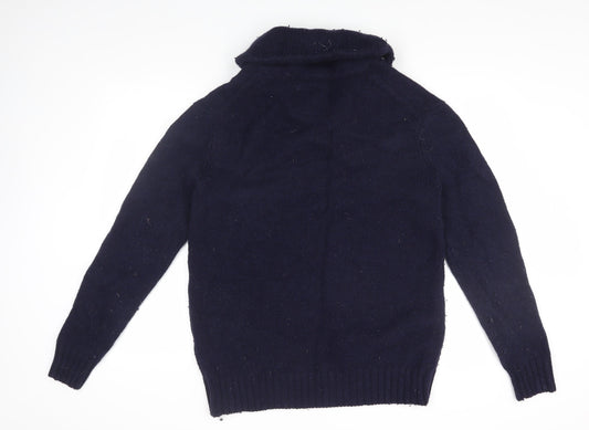Joules Men's Blue Pullover Jumper M High Neck