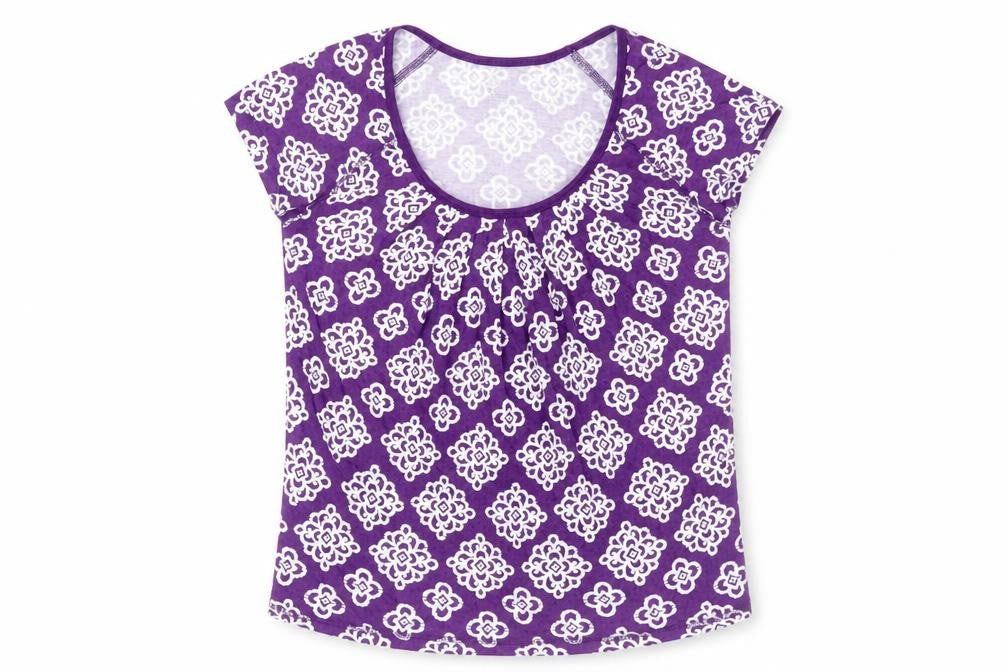 Womens UK Size M Gap Purple Cotton T-Shirt