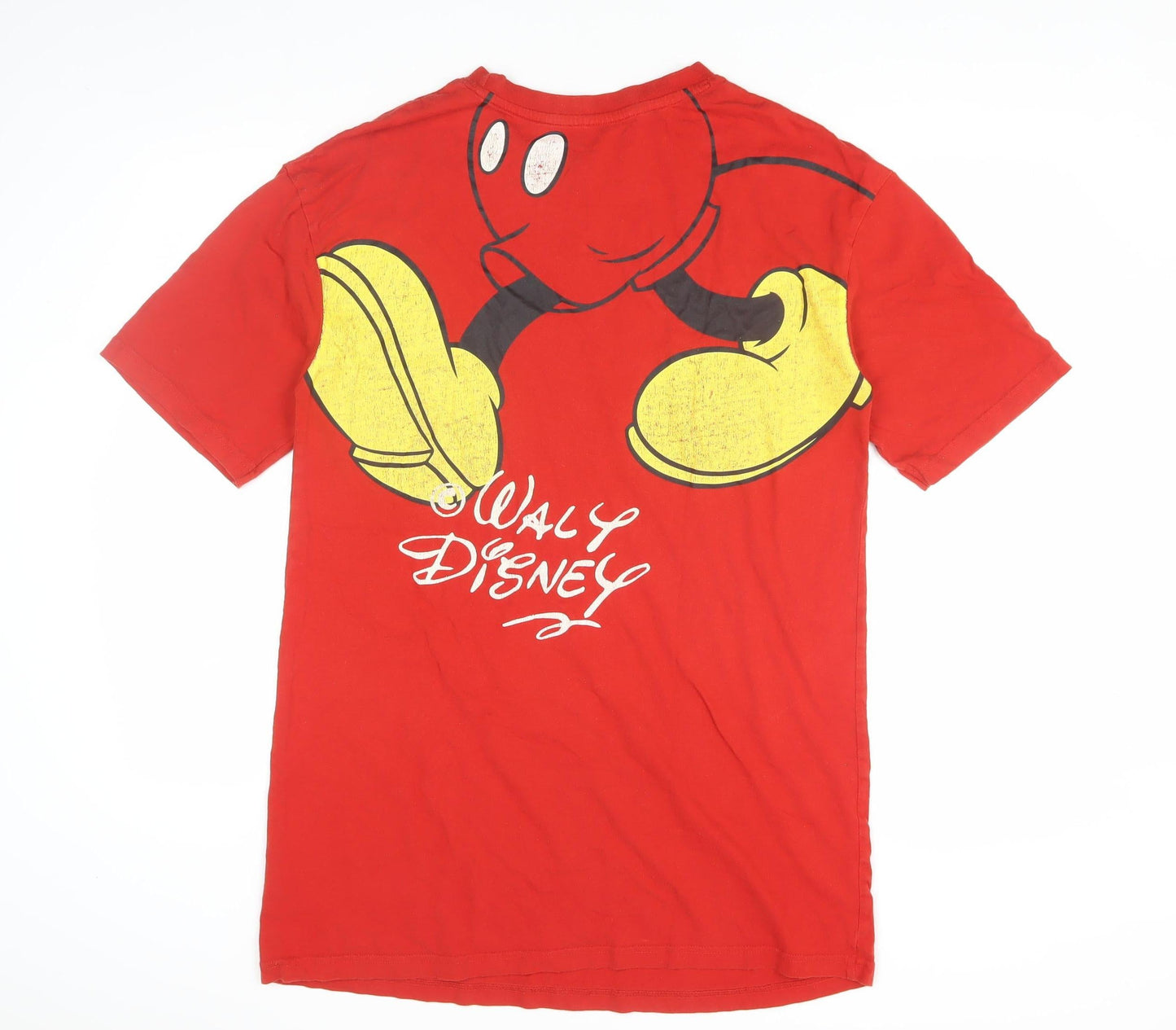Disney Unisex Adults Red XS Mickey T-Shirt